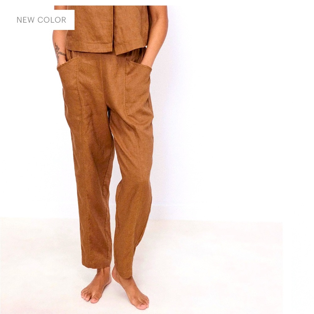 Lunya Woven Linen Pant